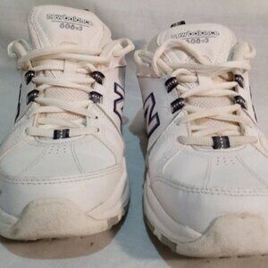 New Balance 608v3 Men's White Running Shoes Sz 8.5
